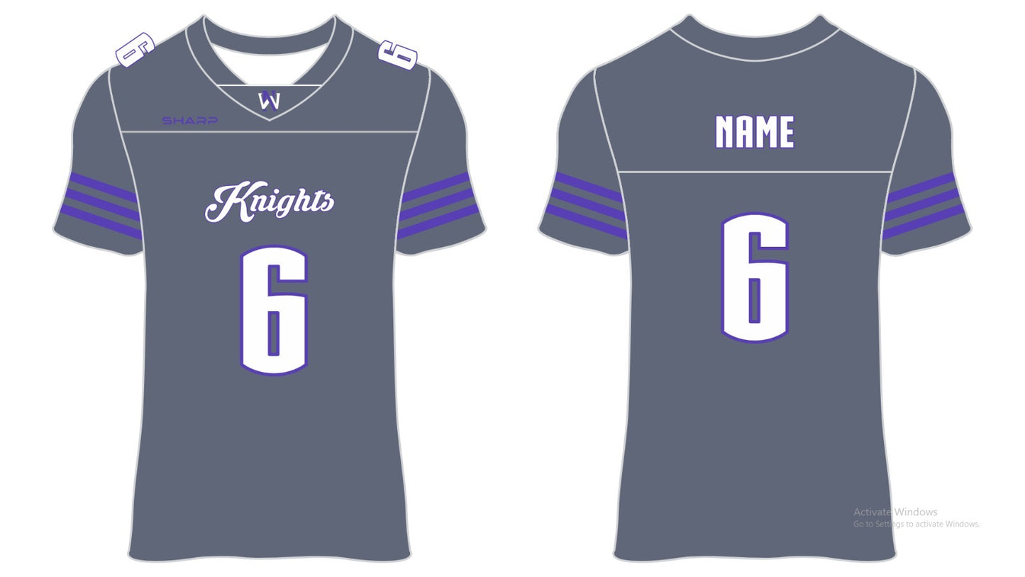 North Webster Fan Jersey - Gray