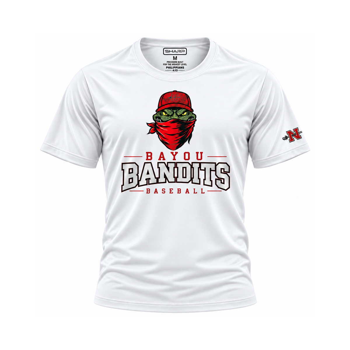 Youth Bayou Bandits Performance Tee — consistent square product framing