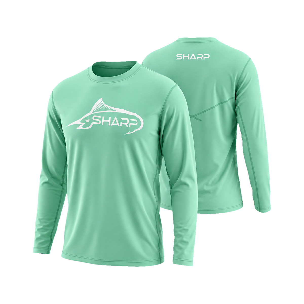 Sharp Performance Fishing Shirt — transparent product view