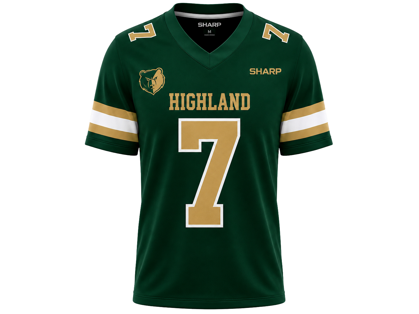 Highland Baptist Customizable Fan Jersey - Green