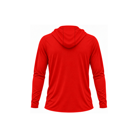 patterson areoflex homeplate red long sleeve back — transparent product view