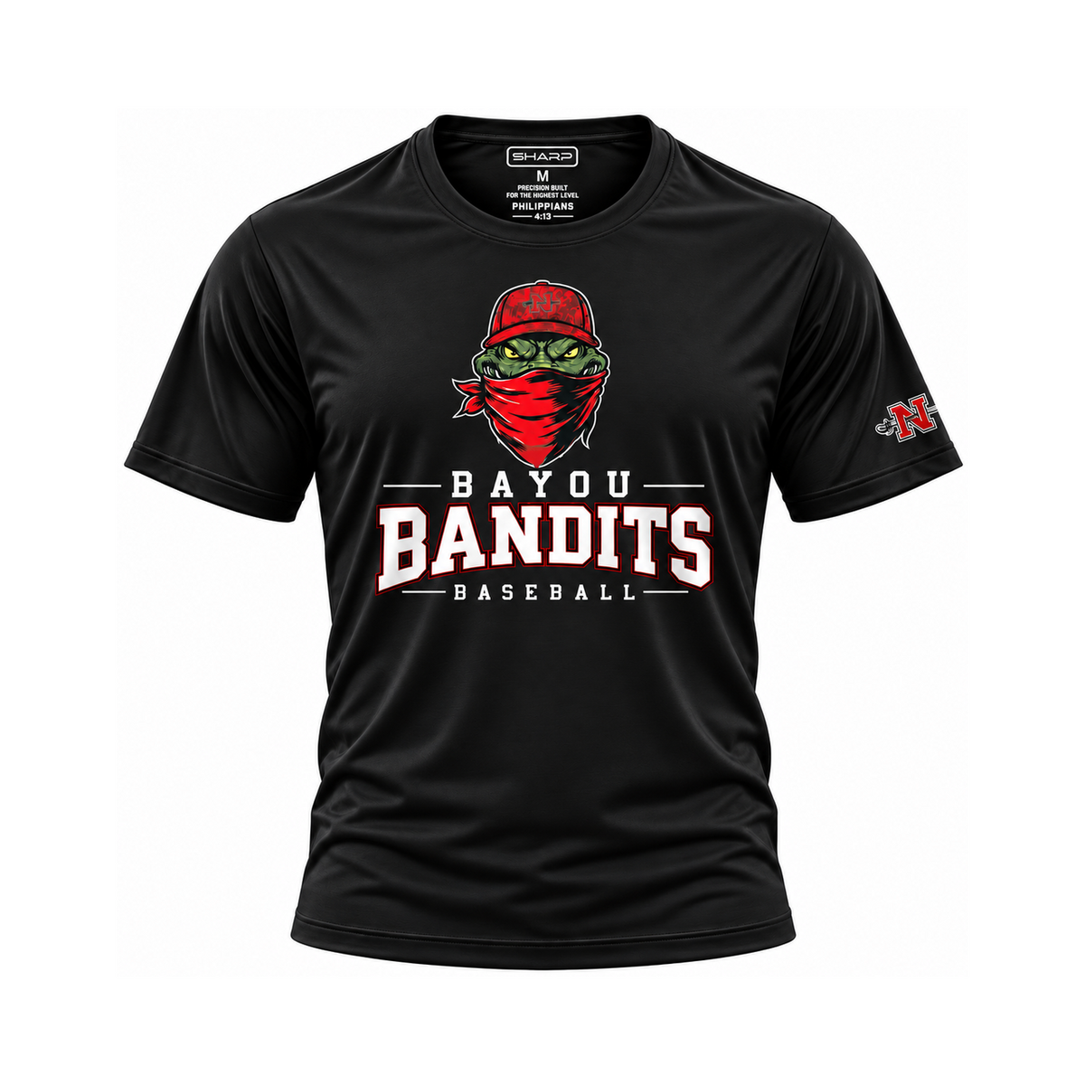 Youth Bayou Bandits Performance Tee — consistent square product framing