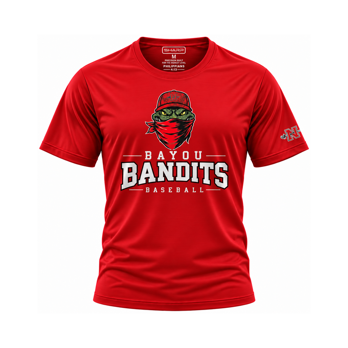 Youth Bayou Bandits Performance Tee — consistent square product framing