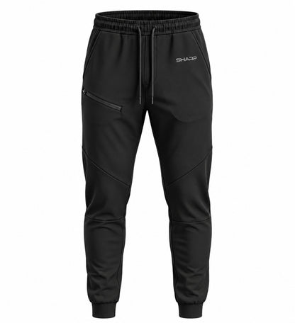 Sharp Ultra Fit Track Pant - Black