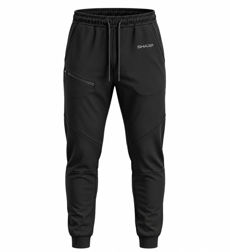 Sharp Ultra Fit Track Pant - Black