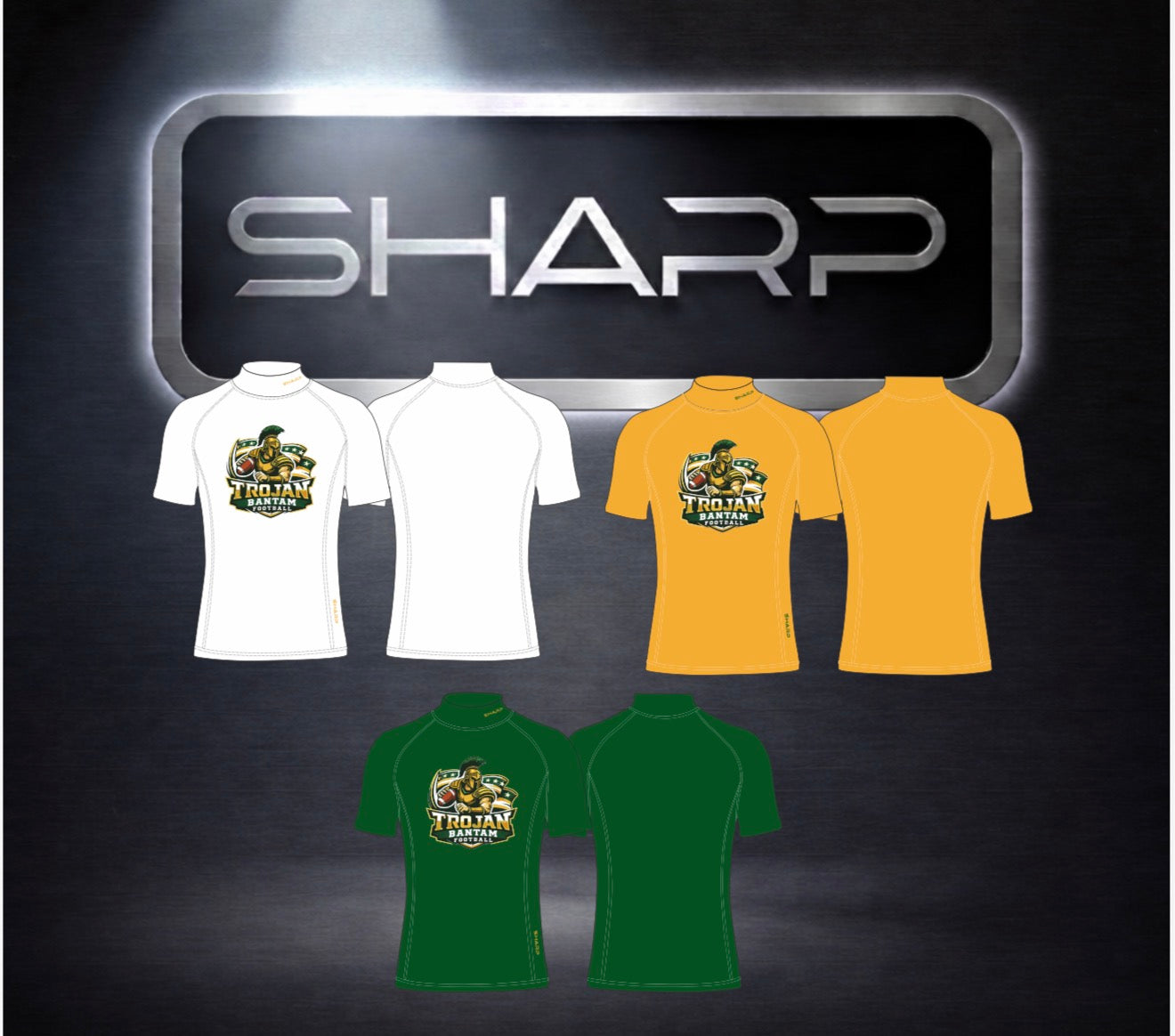 CL BANTAM FOOTBALL GAMEDAY COMPRESSION SHIRT