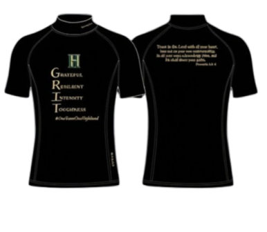 Highland Baptist Performance Compression Shirt - Black