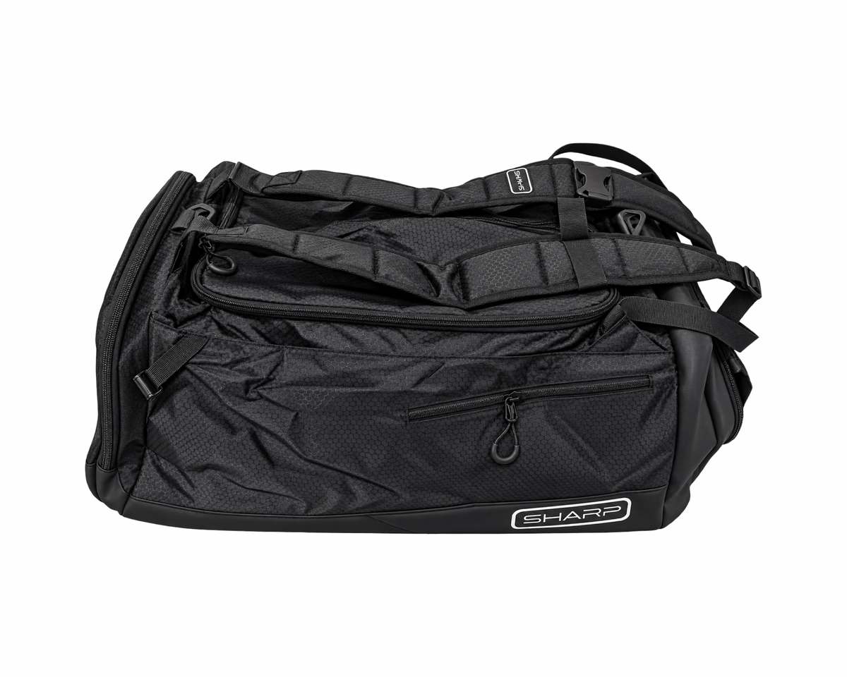 Sharp Elite Duffle Backpack Combo Black/White