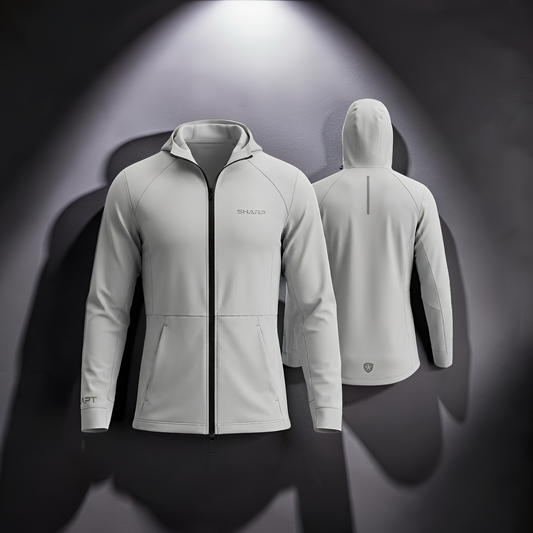 Sharp Ultra Fit Track Jacket - Gray