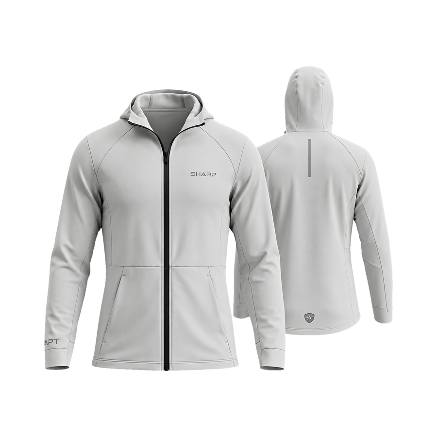 Sharp Ultra Fit Track Jacket - Gray