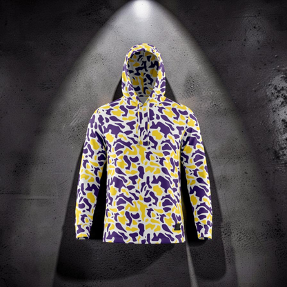 Ultra Fit Performance Purple & Gold Camo Hoodie