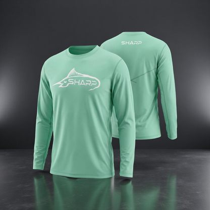 Sharp Performance Fishing Shirt - Seafoam