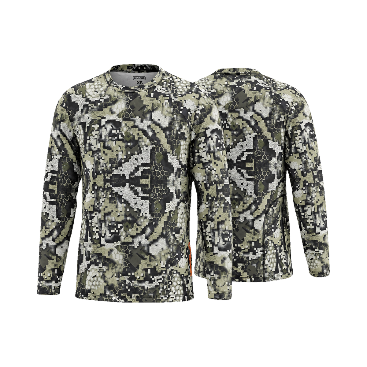 Hunter Camo Shirt With Zip Pockets — transparent product view