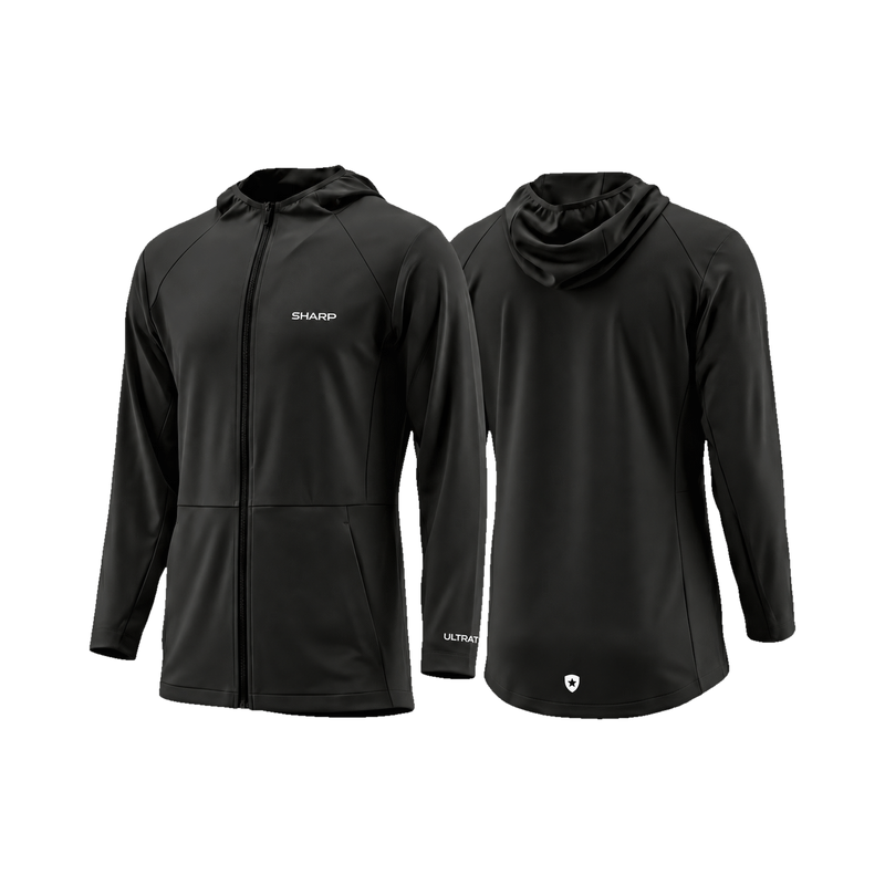 Sharp Ultra Fit Track Jacket - Black