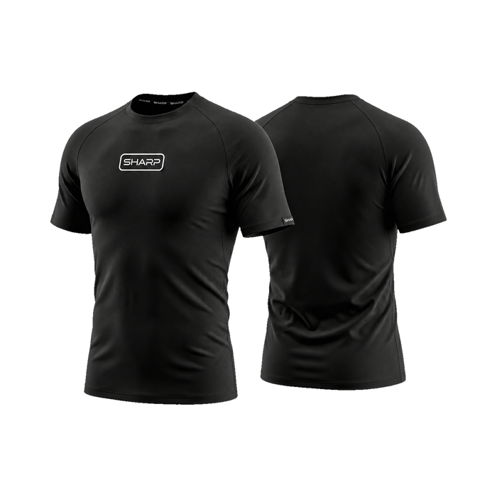 Youth Short Sleeve Compression Shirt - Black