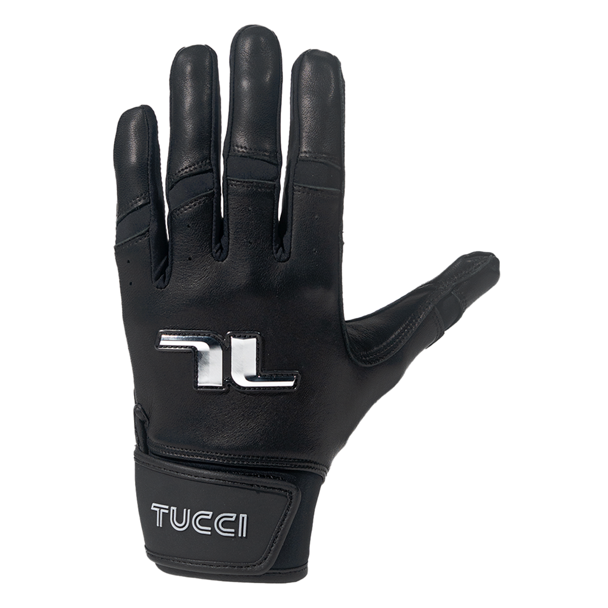 TUCCI Team Batting Gloves - Black - back of hand