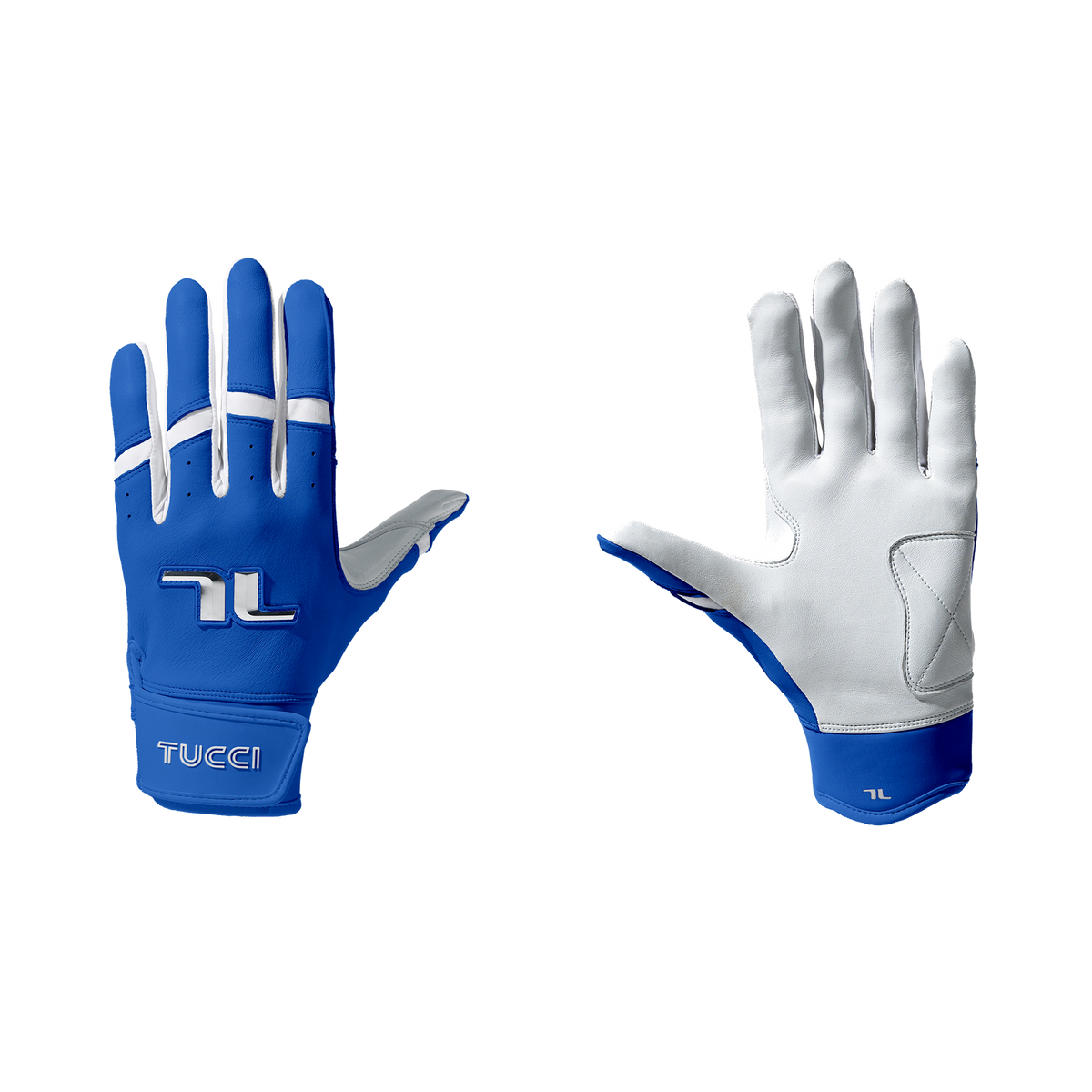 TUCCI Team Batting Gloves - Royal - paired view
