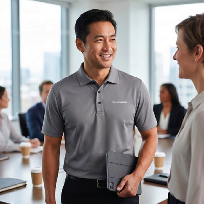 Performance Polo Shirt - Gray