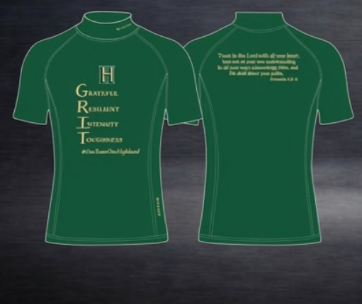 Highland Baptist Performance Compression Shirt - Green