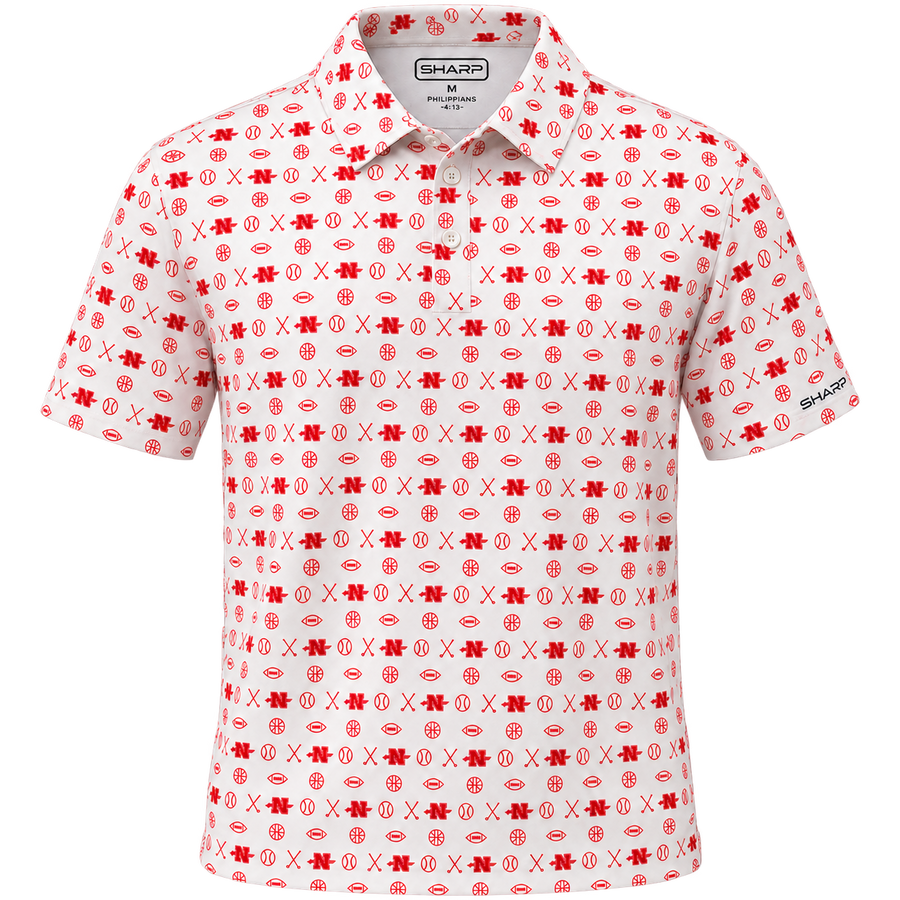 Nicholls Athletics Microprint Polo