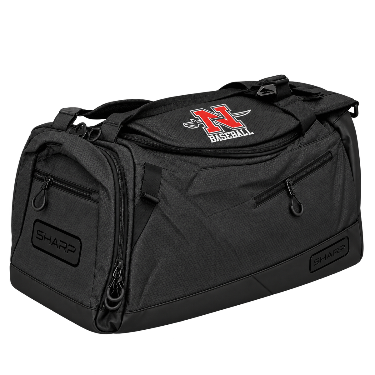 Nicholls Sharp Elite Duffle Backpack Combo Black/Black