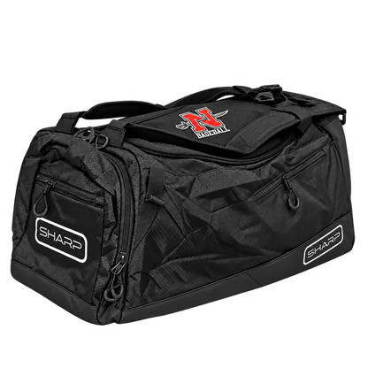 Nicholls Sharp Elite Duffle Backpack Combo Black/White