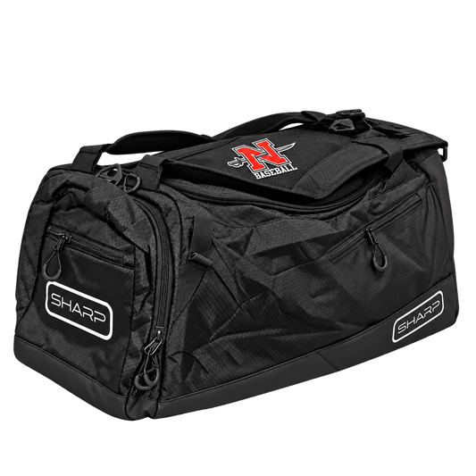 Nicholls Sharp Elite Duffle Backpack Combo Black/White