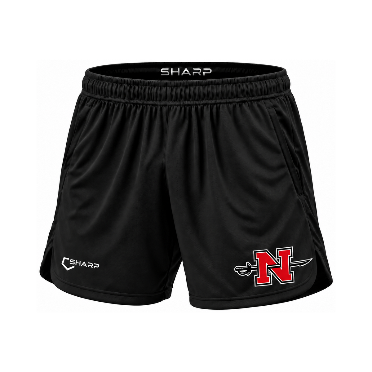 Men's Nicholls Performance Shorts - Black — consistent square product framing