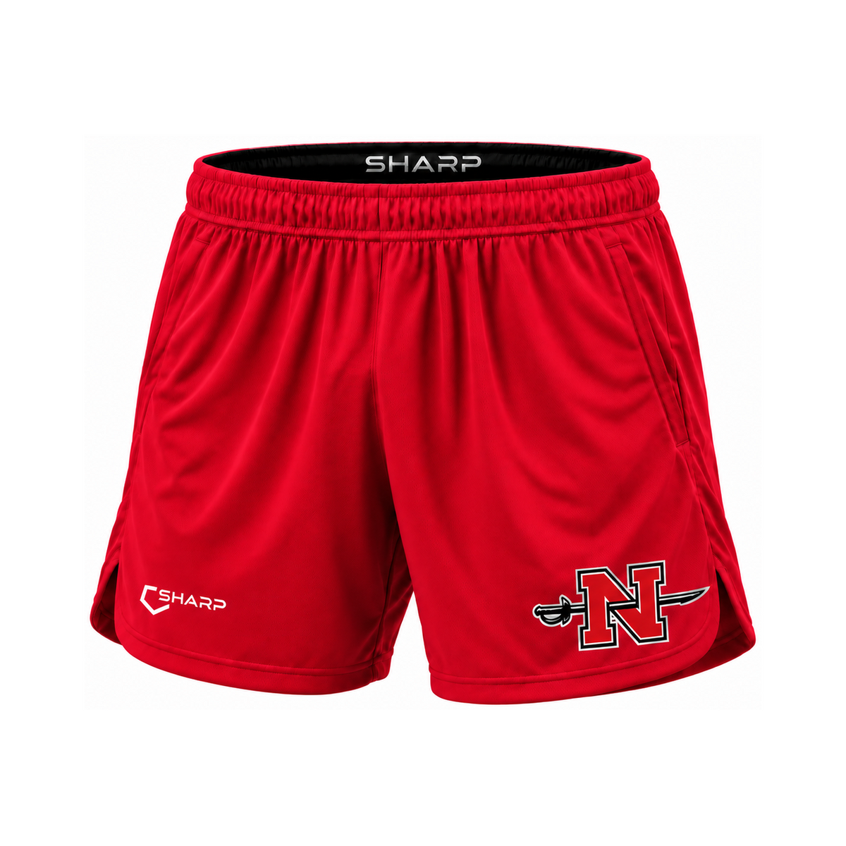 Men's Nicholls Performance Shorts - Red — consistent square product framing