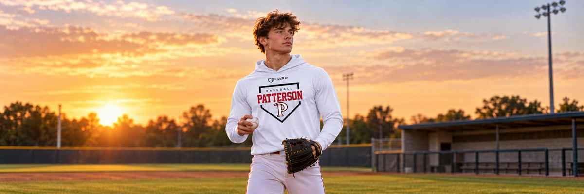 Patterson Home Plate Areoflex Long-Sleeve Hooded Shirt