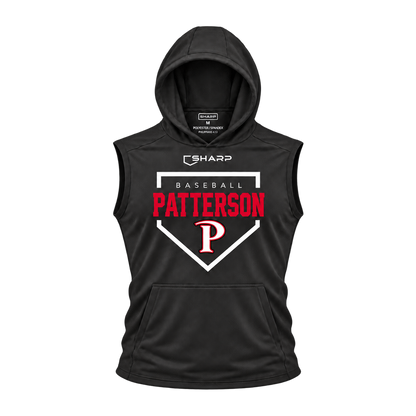 patterson homeplate black sleeveless front — transparent product view