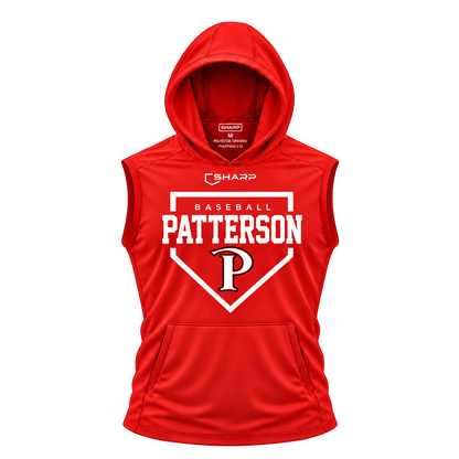 patterson homeplate red sleeveless front — transparent product view