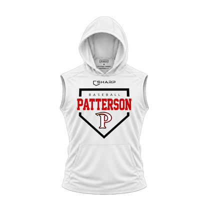patterson homeplate white sleeveless front — transparent product view