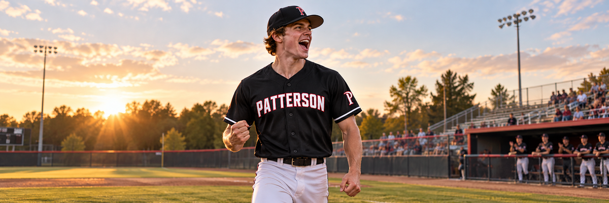 Patterson Custom Fan Jersey - Black