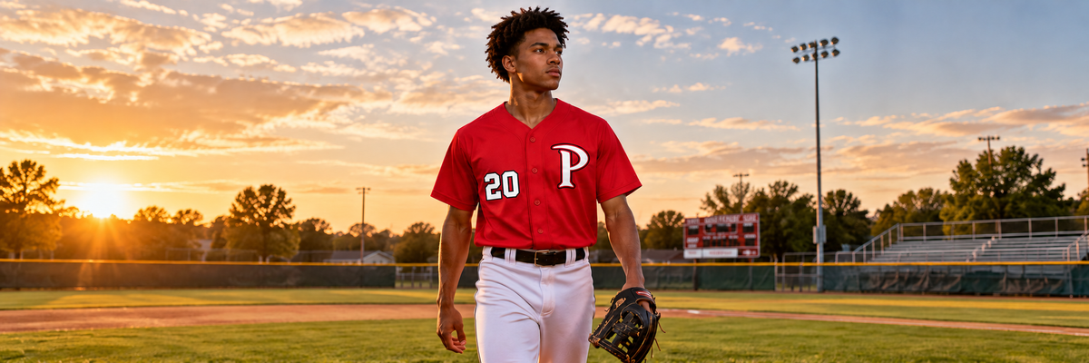 Patterson Custom Fan Jersey - Red
