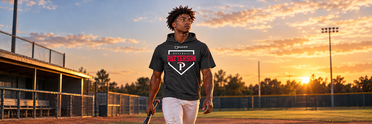 Patterson Home Plate Polycotton Short-Sleeve Hoodie