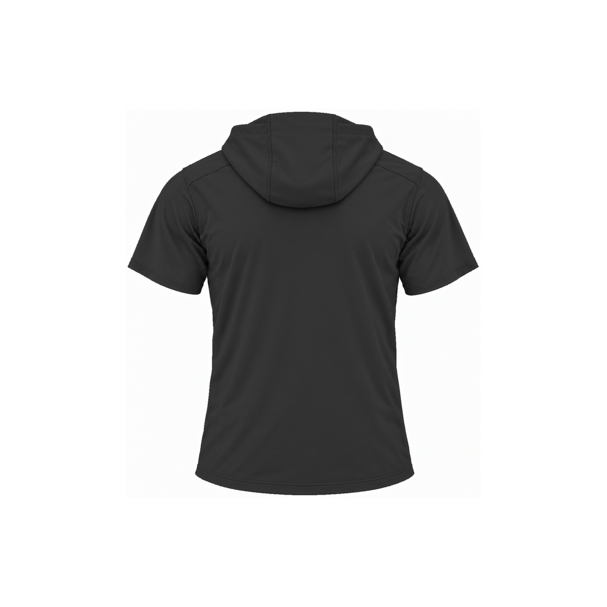 patterson polycotton homeplate black short sleeve back — transparent product view