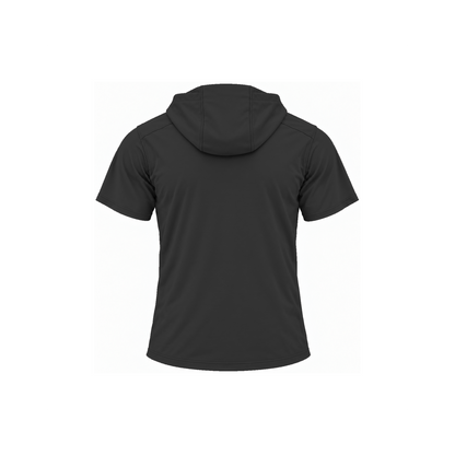 patterson polycotton homeplate black short sleeve back — transparent product view