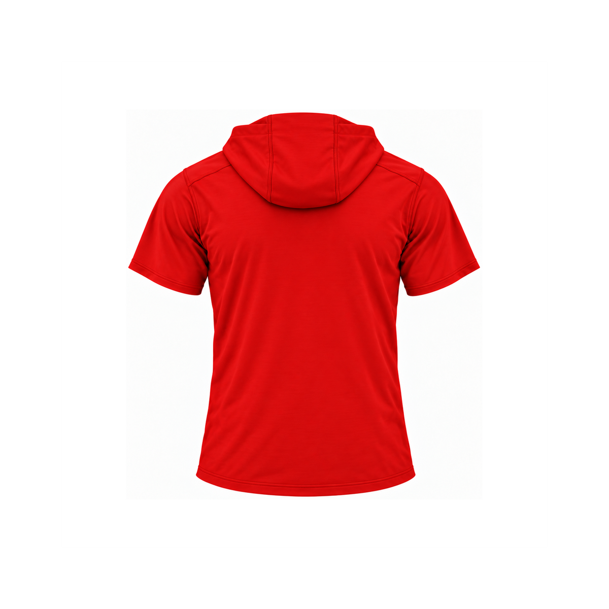 patterson polycotton homeplate red short sleeve back — transparent product view