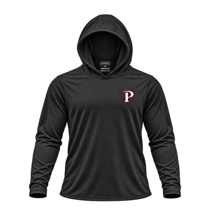 patterson premium crest black hood up — transparent product view