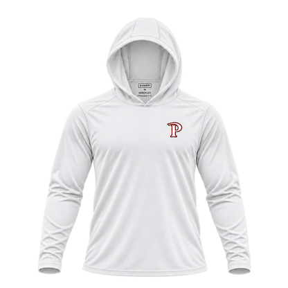 patterson premium crest white hood up — transparent product view
