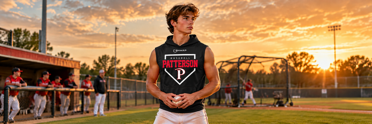 Patterson Home Plate Sleeveless T-Shirt Hoodie