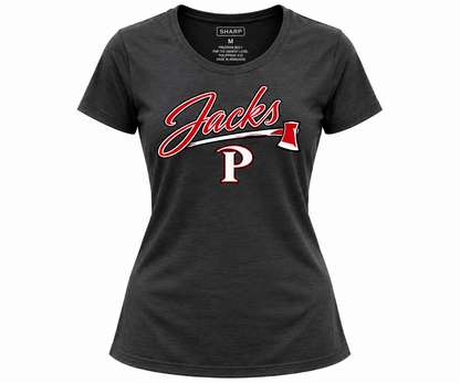 Patterson women's Jacks performance tee in black
