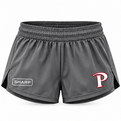 Patterson women's performance shorts in gray