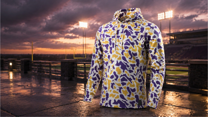 Ultra Fit Performance Purple & Gold Camo Hoodie