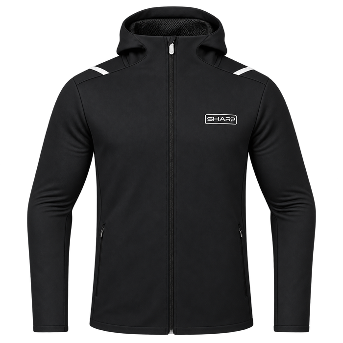 Sharp Athletics Performance Track Suit Jacket - Black