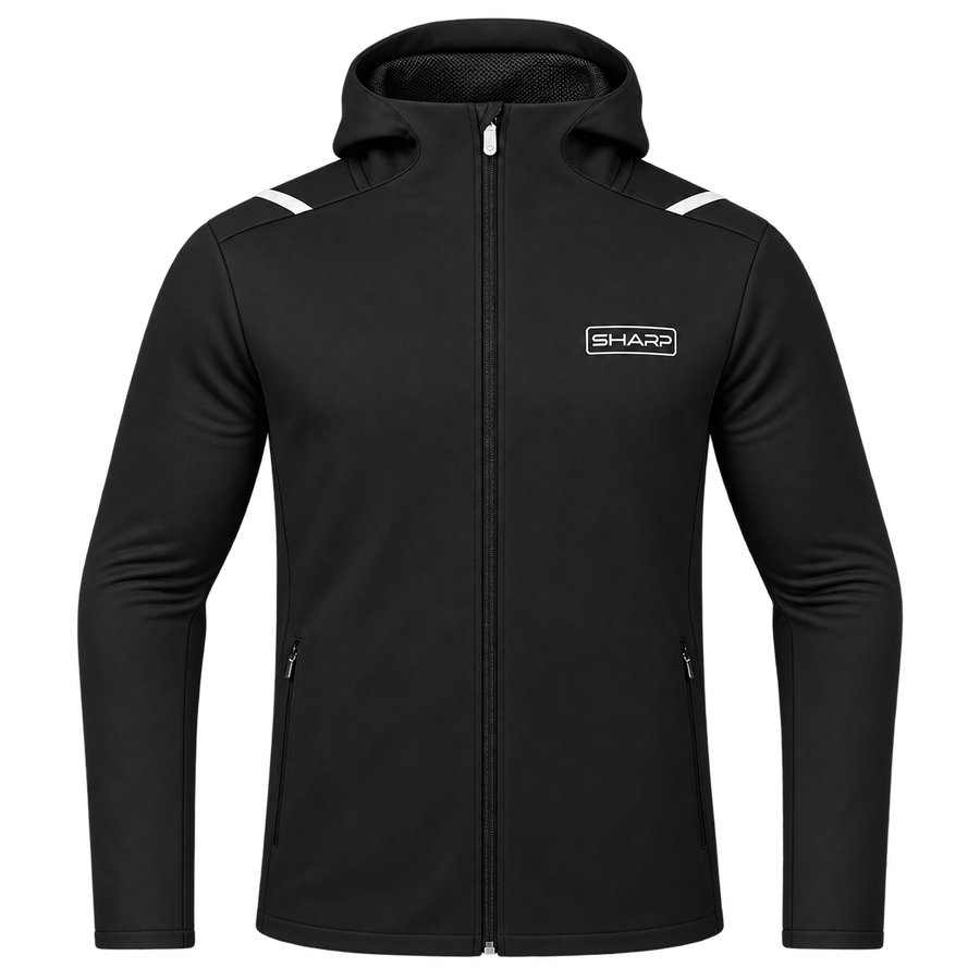 Sharp Athletics Performance Track Suit Jacket - Black