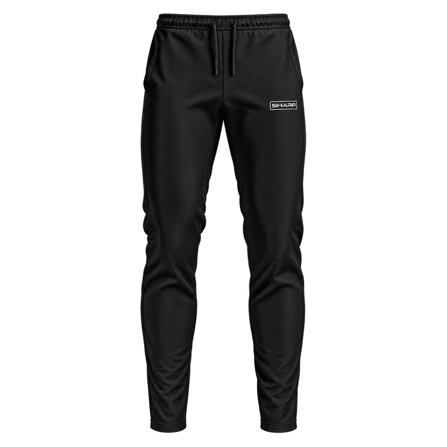 Sharp Athletics Performance Track Suit Pants - Black