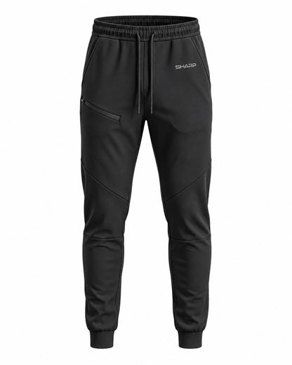 Sharp Ultra Fit Track Pant - Black