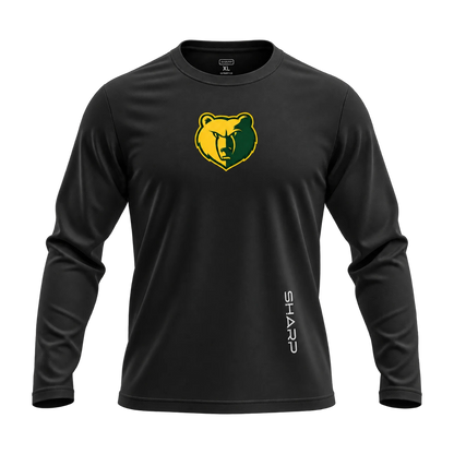 Highland Baptist UltraFit 2.0, Black with centered team logo